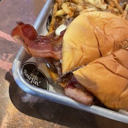 Surfin' Betty's Burger Bar - Bacon Jam Burger & Fries