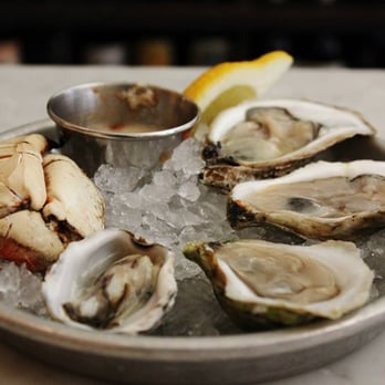Neptune Oyster - Katama Bay, Browne's Point, East Beach Blonde, and Kusshi Oysters ($2.70-2.90) with a Jonah Crab Claw ($5.25). Pretty tasty! - Seafood Near Me - Boston, Massachusetts Neptune Oyster - Katama Bay, Browne's Point, East Beach Blonde, and Kusshi Oysters ($2.70-2.90) with a Jonah Crab Claw ($5.25). Pretty tasty! - Seafood Near Me - Boston, Massachusetts
