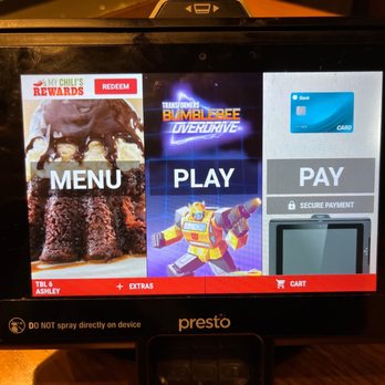 Chili's - Way to redeem rewards and pay. - Bars Near Me - Lakeland, Florida