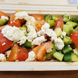 OPA! of Greece - Greek salad (no olives requested)