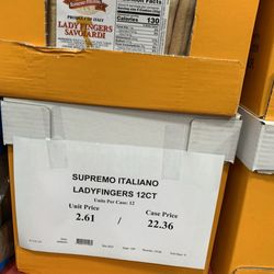 Restaurant Depot - Wife is going to make Tiramisu, best in the world Tiramisu