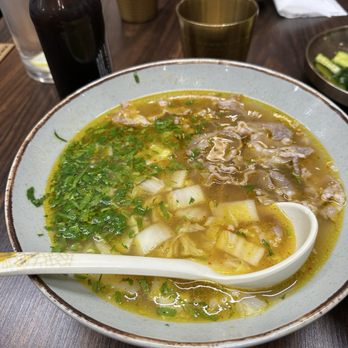 Shake Shake Fresh Noodle - Golden sour & spicy lamb noodle soup - Noodles Near Me - San Luis Obispo, California