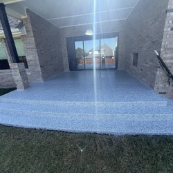1st Gen Epoxy - Finished flake back porch