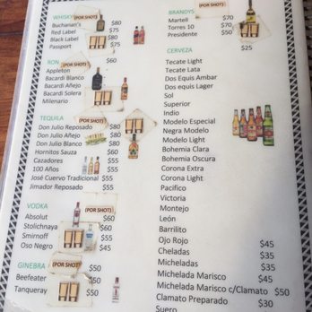 El Camello Jr. - Menu page 9 - Mexican Near Me - Tulum, ROO