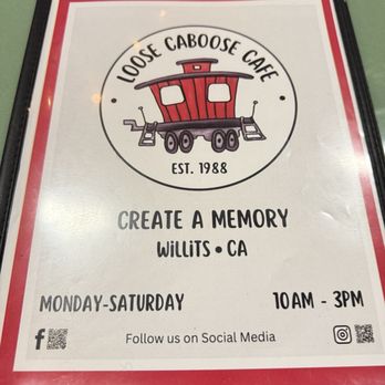 Loose Caboose Cafe - Sandwiches Near Me - Willits, California