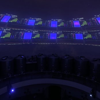 Palmaz Vineyards - Projection of all the data of the wine in the tanks - Wineries Near Me - Napa, California Palmaz Vineyards - Projection of all the data of the wine in the tanks - Wineries Near Me - Napa, California