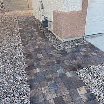 Transformers Landscaping - Pavers on the side of my house - Landscaping Near Me - Las Vegas, Nevada Transformers Landscaping - Pavers on the side of my house - Landscaping Near Me - Las Vegas, Nevada
