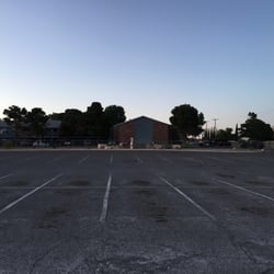Texas Department of Public Safety - Looking OUT of front entrance at the Parking lot