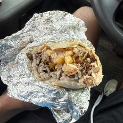 Mickey's Massive Burritos - Steak & shrimp burrito, wasn't even on the menu but Jorge went above & beyond. Appreciated that.