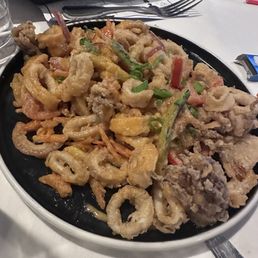 Kimchi calamari Kimchi calamari