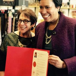 Middle C Music - Middle C Music owner and D.C. Mayor Muriel Bowser commemorating "Middle C Music Day" in the District of Columbia on March 25, 2017.
