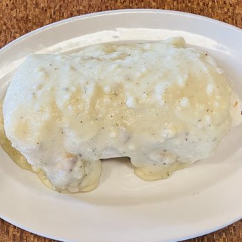 Flap Jack Shack - Breakfast burrito with sausage gravy. - Breakfast & Brunch Near Me - Traverse City, Michigan