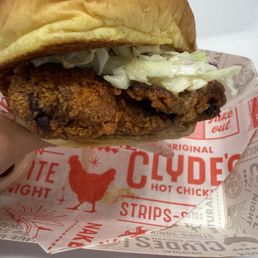 Nashville hot chicken sandwich
