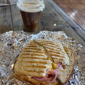 Porter Books & Bread - Breakfast of Champions Sandwich with herb bread - Sandwiches Near Me - Indianapolis, Indiana