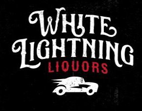 White Lightning Liquors Logo