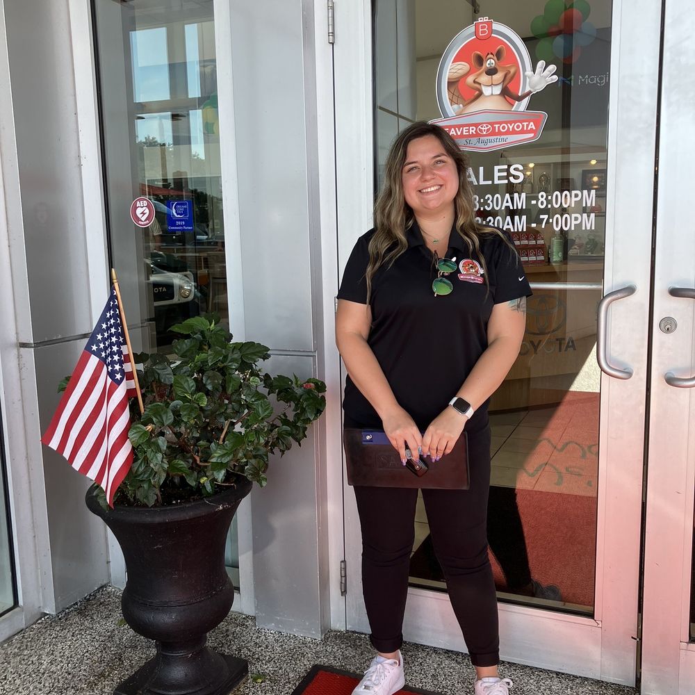 Beaver Toyota St. Augustine - Our awesome sales representative, Sara Conklin. - Auto Repair Near Me - St. Augustine, Florida Beaver Toyota St. Augustine - Our awesome sales representative, Sara Conklin. - Auto Repair Near Me - St. Augustine, Florida