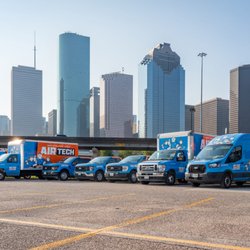 Air Tech of Houston AC & Plumbing - Air Tech of Houston service fleet