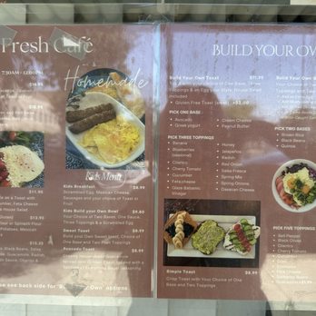 Fresh Cafe - Breakfast menu - Breakfast & Brunch Near Me - Escondido, California Fresh Cafe - Breakfast menu - Breakfast & Brunch Near Me - Escondido, California