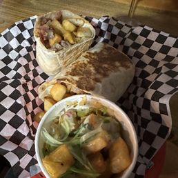 Main Street breakfast burrito
