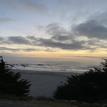 Beachcomber Motel - View from the balcony. Room 205. - Hotels Near Me - Fort Bragg, California
