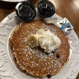 Banana Choco Chip Pancakes Banana Choco Chip Pancakes