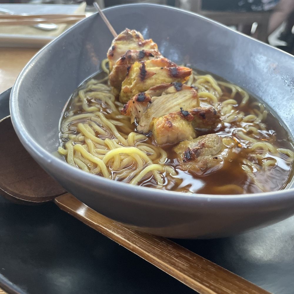 Ama - Ramen with chicken for my 6 year old - Cocktail Bars Near Me - Hanalei, Hawaii