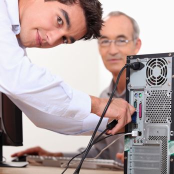 TechiT Services - Onsite Computer Technician assisting the CFO with a computer deployment. - IT Services & Computer Repair Near Me - San Diego, California