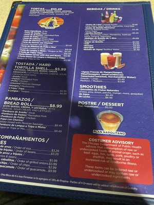 Menu photo 2 Tacos El Tio Chicago, IL Menu photo 2 Tacos El Tio Chicago, IL