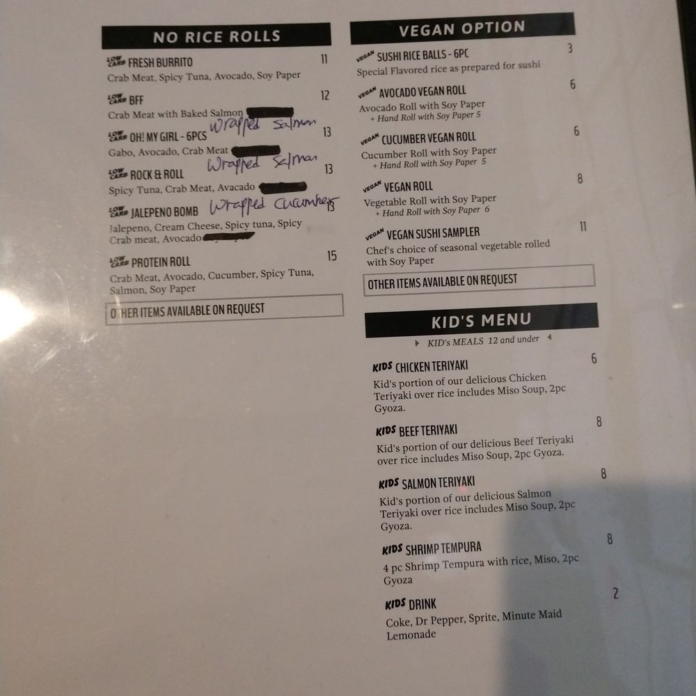 Amagi Sushi - Menu - Sushi Bars Near Me - Riverside, California Amagi Sushi - Menu - Sushi Bars Near Me - Riverside, California