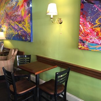 Big Dog Coffee - Vibrant art work - Desserts Near Me - Pittsburgh, Pennsylvania