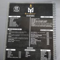 Restaurante Mario's - Menu cover