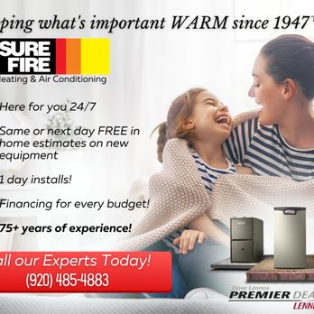 Sure-Fire - Heating & Air Conditioning/HVAC Near Me - Horicon, Wisconsin Sure-Fire - Heating & Air Conditioning/HVAC Near Me - Horicon, Wisconsin