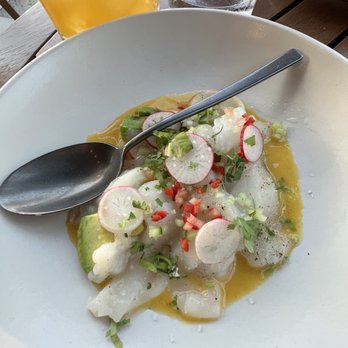 Cara Cara - Scallop crudo - New American Near Me - Los Angeles, California