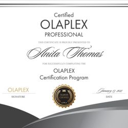 Mohair - Olaplex Certification ! Now listed on the olaplex.com locator !