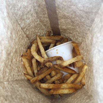 Bumper 2 Burger - Small fries is enough for 4! This photo does not do justice. - Burgers Near Me - Lombard, Illinois