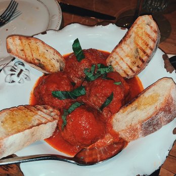 Sofia Wine Bar - Grass Fed Beef Meatballs - Italian Near Me - New York, New York Sofia Wine Bar - Grass Fed Beef Meatballs - Italian Near Me - New York, New York