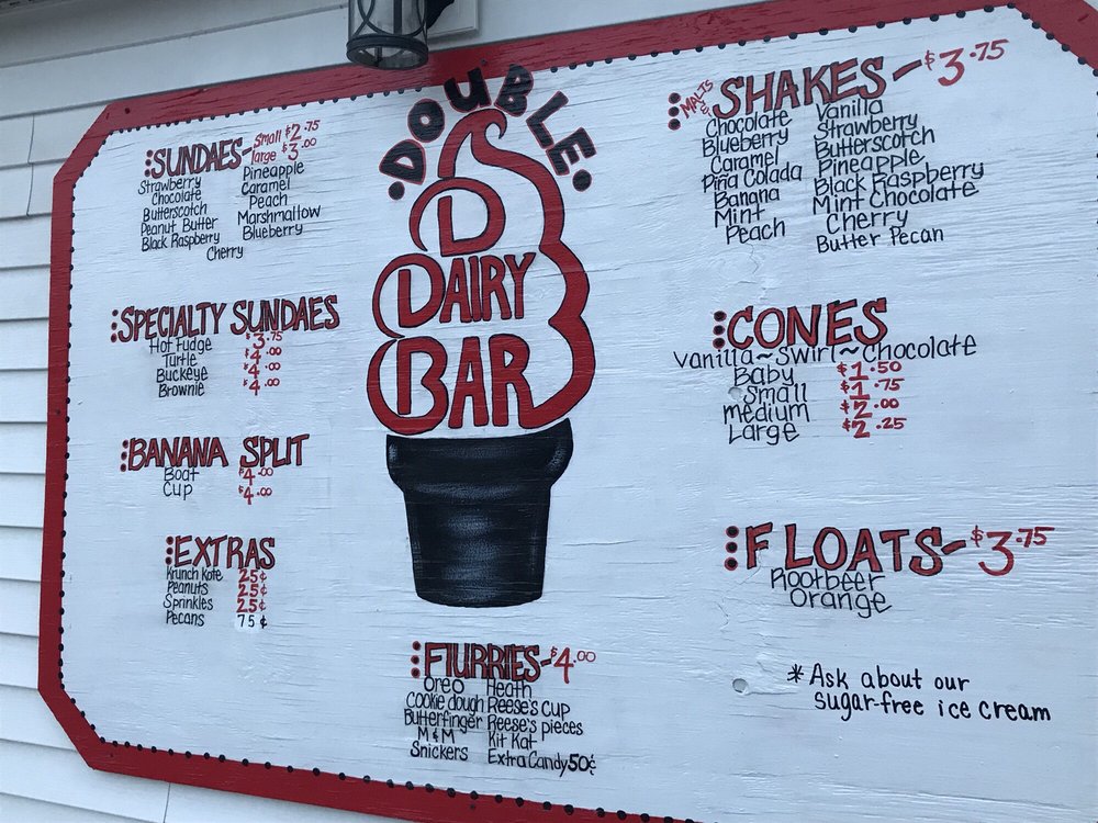 Double D Dairy Bar Logo
