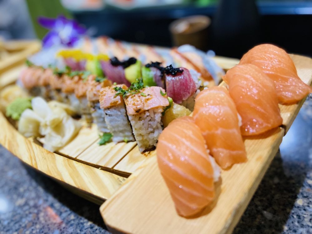 Food from Sushi Zen Japanese Bistro