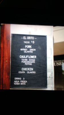 Menu photo 1 El Grito Taqueria Madison, WI