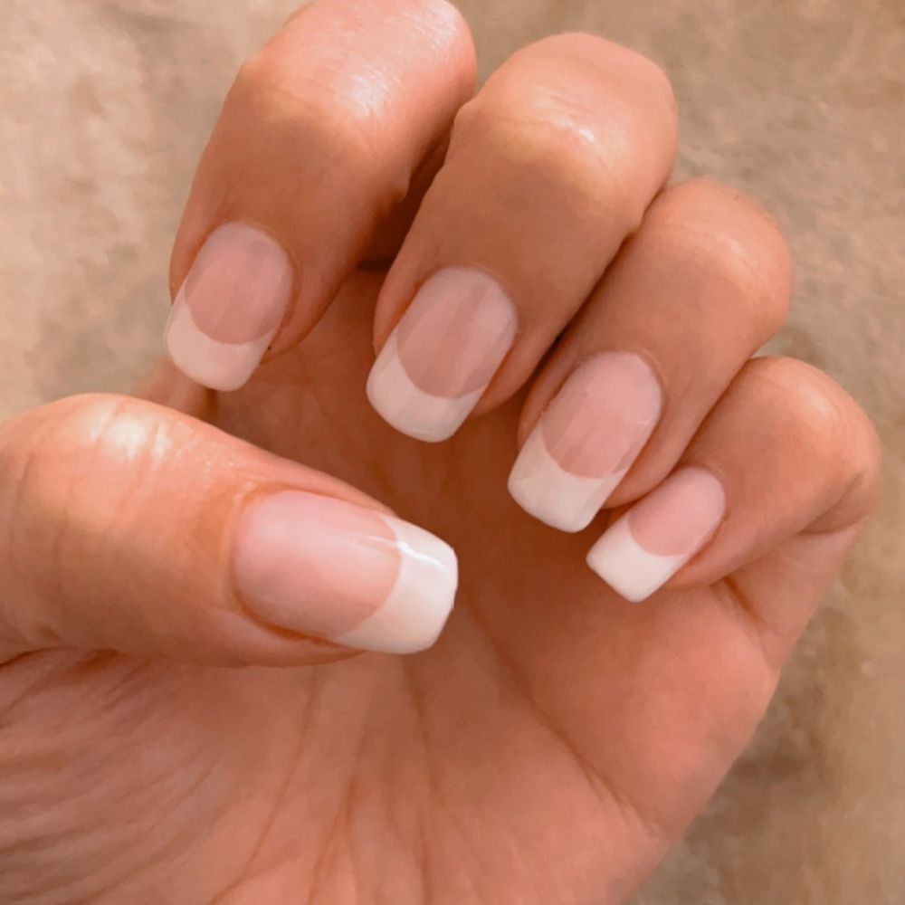 Magic Nails - French tip with shellac gel polish - Nail Salons Near Me - Costa Mesa, California Magic Nails - French tip with shellac gel polish - Nail Salons Near Me - Costa Mesa, California