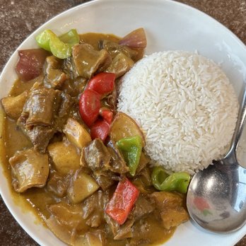 Yang Kee Dumpling - Curry beef brisket with rice - Dim Sum Near Me - Davis, California