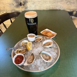 Guinness + Oysters + Fried Saltines Guinness + Oysters + Fried Saltines