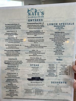 Menu photo 6 Nate's West End Galveston, TX