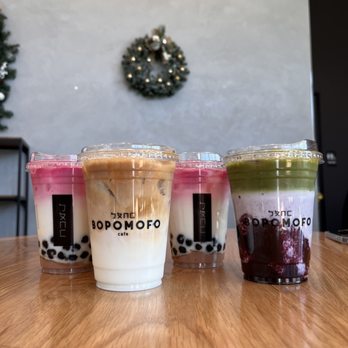 Bopomofo Cafe - Taro Sweet Milk, Coffee, Matcha - Bubble Tea Near Me - Artesia, California