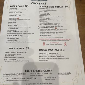 JJPfister Distilling - Cocktail Menu - JJPfister Distillery and Restaurant - Rancho Cordova , CA - October 26, 2024 - Distilleries Near Me - Sacramento, California JJPfister Distilling - Cocktail Menu - JJPfister Distillery and Restaurant - Rancho Cordova , CA - October 26, 2024 - Distilleries Near Me - Sacramento, California
