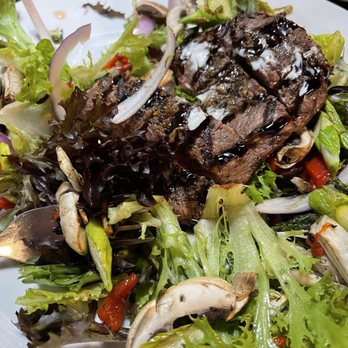Kingston's Steakhouse - Steak salad ordered medium - Steakhouses Near Me - Cedar Rapids, Iowa Kingston's Steakhouse - Steak salad ordered medium - Steakhouses Near Me - Cedar Rapids, Iowa
