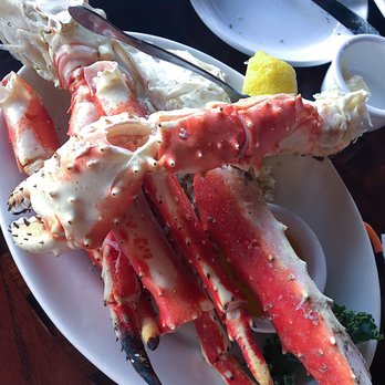 Captain Jack's - Full plate of their famous king crab. :) around $80/plate - Seafood Near Me - Sunset Beach, California Captain Jack's - Full plate of their famous king crab. :) around $80/plate - Seafood Near Me - Sunset Beach, California