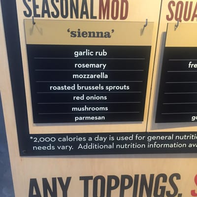Menu photo 3 MOD Pizza Reston, VA