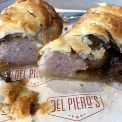 Del Pierro's - Pork and caramelised onion sausage roll