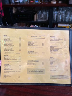 Menu photo 8 Taqueria St. Marks Place New York, NY